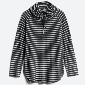 Tarlio Brushed Cowl Neck Knit Top